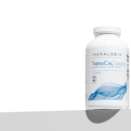 Theralogix TheraCal D2000 — Bone Health Supplement with Calcium, D3, K2 | 360 Tablets, 90-Day Supply, NSF Certified