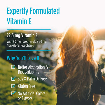 Nordic Naturals Vitamin E Complex, Unflavored – 30 Soft Gels (Pack of 2) | 6 Forms of Vitamin E, Non-GMO