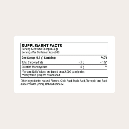 THORNE Creatine Monohydrate Powder – Pineapple Orange, 5 g/Serving, 60 Servings – NSF Certified for Sport