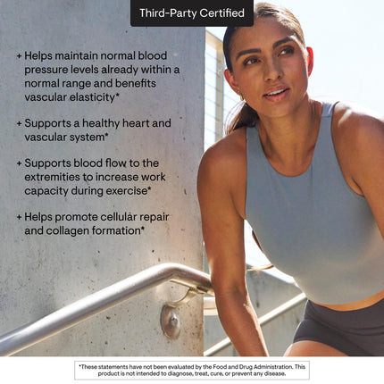 THORNE L-Arginine Sustained Release (Perfusia-SR) - Heart Support, Nitric Oxide & Blood Flow - 60 Servings