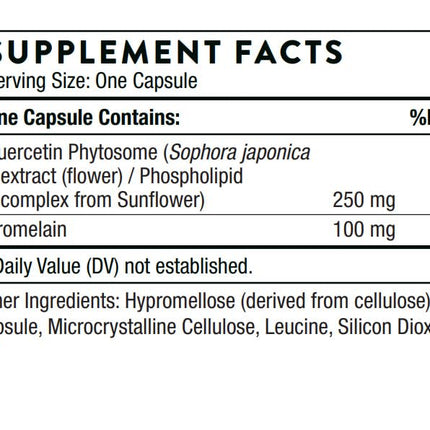 THORNE Quercetin Complex — Seasonal Allergy Support, 60 Capsules
