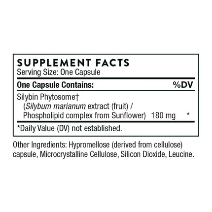 THORNE Milk Thistle Phytosome – Liver Support & Antioxidant Botanical Extract (90 Capsules)