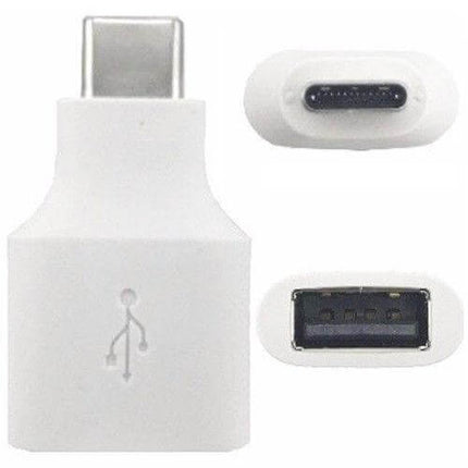 Google Female USB to Male USB-C (Type C) OTG Adapter - White