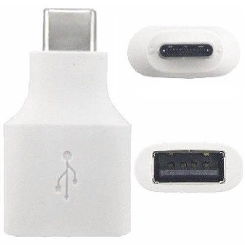 Google Female USB to Male USB-C (Type C) OTG Adapter - White