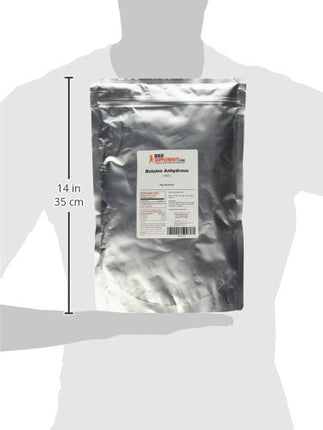 BulkSupplements TMG Powder - Trimethylglycine Betaine Anhydrous 1.5 g Serving, 1 kg