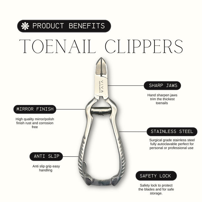 Toenail Nipper Clipper Concave Blade 14cm