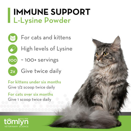 TOMLYN Immune Support Daily L-Lysine for Cats & Kittens — Fish Flavor, 4 Pack
