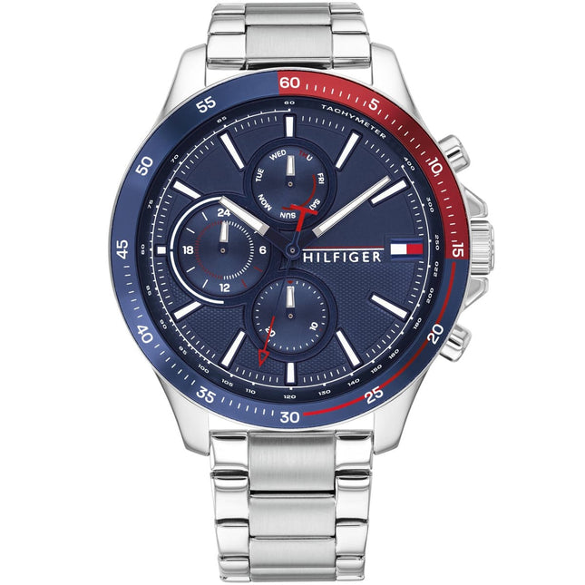 Tommy Hilfiger 1791718 Bank Men's Silver Watch