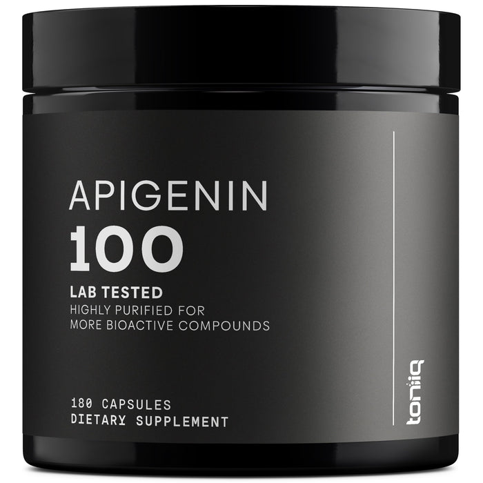 Toniiq Ultra High Strength Apigenin 100mg - 98%+ Purified - 180 Vegetarian Capsules