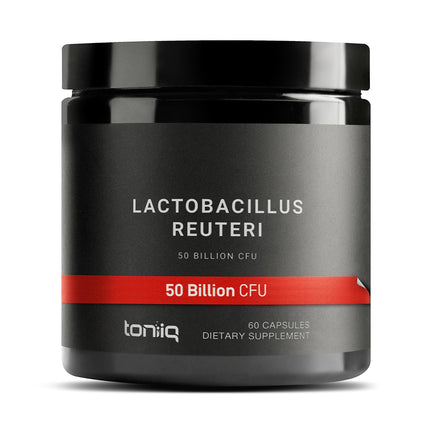 Toniiq 50 Billion CFU Lactobacillus Reuteri Probiotic - 60 Vegetarian Capsules | 60 Servings