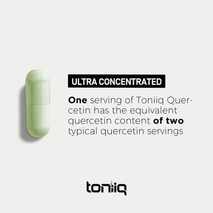 Toniiq Quercetin Capsules 1000mg | 95%+ Pure, Bioavailable Quercetin Supplement | 240 Capsules