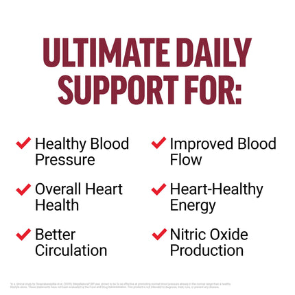 Total Beets Ultimate Heart Health - Blood Pressure Support with CoQ10, Beet Root Powder and Grape Seed Extract | 30 Servings