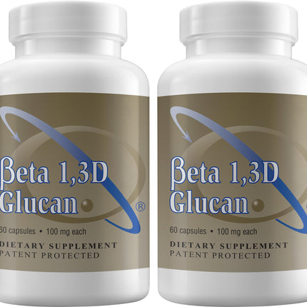 Transfer Point Immune Support Supplement – Highly Purified Beta 1,3D Glucan 100 mg per Capsule (b-glucan Fiber) Pack of 2