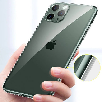 Soft TPU Clear Case with Dust Plug - For iPhone 16 Pro
