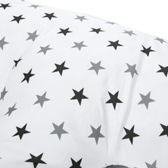 Twin Pregnancy Nursing Pillow - Silver Stars