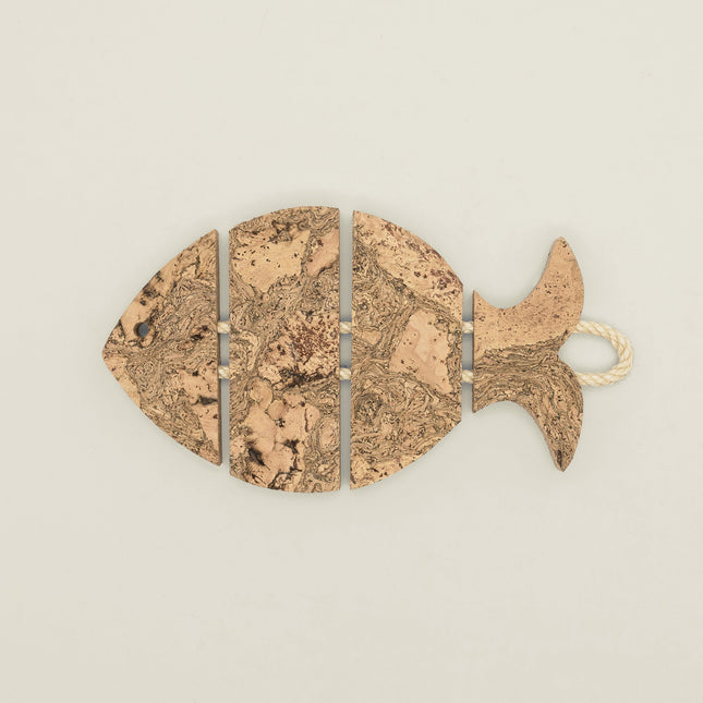 Twist Cork Sea Bass Trivet