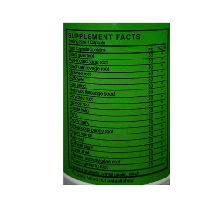 U-O-Clear Assure Ovary & Uterus Health - 500 mg - 60 Capsules | 19 Natural Herbs