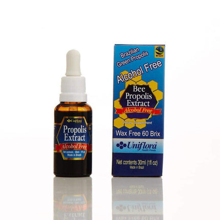 Uniflora Brazilian Green Bee Propolis Extract – Alcohol-Free (60 Brix) Immune Support 30ml