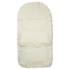 Universal Broderie Anglaise Pushchair Footmuff / Cosy Toes - Fits All Pushchairs / Prams And Buggies