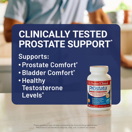 U.S. Doctors' Clinical Prostata – Clinically Proven Prostate Supplement for Men | Urinary & Bladder Support