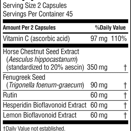 Nature's Sunshine Vari-Gone - 90 Capsules for Veins & Circulation