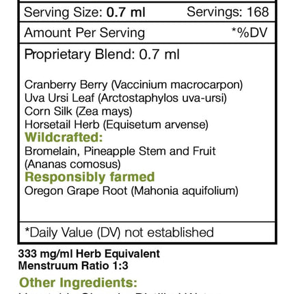 UTI Secret Alcohol-Free Extract – High-Potency Urinary Tract Formula 4 oz