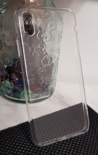 TPU Clear Case with Dust Plugs - For iPhone X