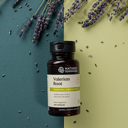 Nature's Sunshine Valerian Root 100 Capsules | Relaxation & Sleep Support