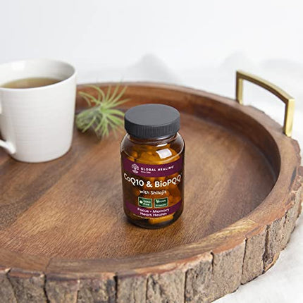 Global Healing Center CoQ10 & BioPQQ with Himalayan Shilajit — Heart & Brain Support