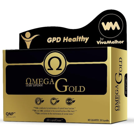 Vegan Omega Gold: Plant-Based Omega 3, 6 & 9, 30 Capsules