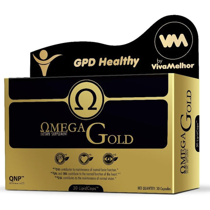 Vegan Omega Gold: Plant-Based Omega 3, 6 & 9, 30 Capsules