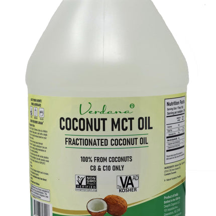 Verdana Coconut MCT Oil 1 Gallon – 100% Coconut, Keto Coffee & More