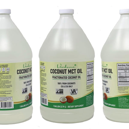 Verdana Coconut MCT Oil 1 Gallon – 100% Coconut, Keto Coffee & More