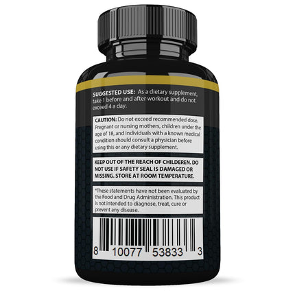 Justified Laboratories Vigor Now Max 1600MG Men's Health Formula 60 Capsules