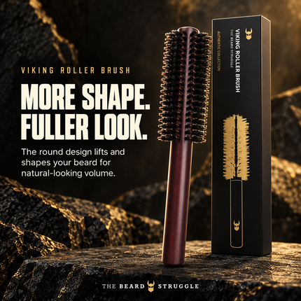 Viking Roller Beard Brush