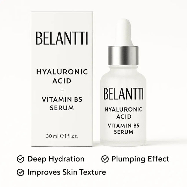 Belantti Hyaluronic Acid + Vitamin B5 Hydrating Face Serum 30ml