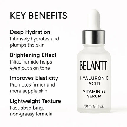 Belantti Hyaluronic Acid + Vitamin B5 Serum 30ml