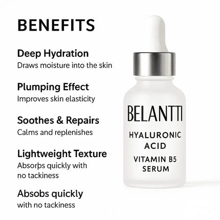 Belantti Hyaluronic Acid + Vitamin B5 Serum 30ml