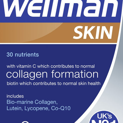 Vitabiotics Wellman Skin Technology Tablets - 60 Tablets