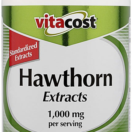 Vitacost Standardized Hawthorn Extract - 1000 mg per Serving - 240 Capsules