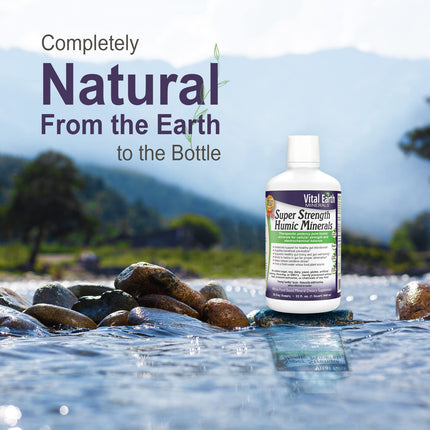 Vital Earth Minerals Super Strength Humic Minerals 2-Pack | 70+ Trace Minerals & Electrolytes