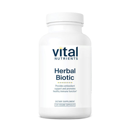 Vital Nutrients Herbal Biotic | Immune Support & Antioxidant (120 Caps) | Gluten, Dairy & Soy Free