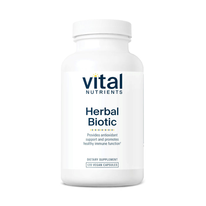 Vital Nutrients Herbal Biotic | Immune Support & Antioxidant (120 Caps) | Gluten, Dairy & Soy Free