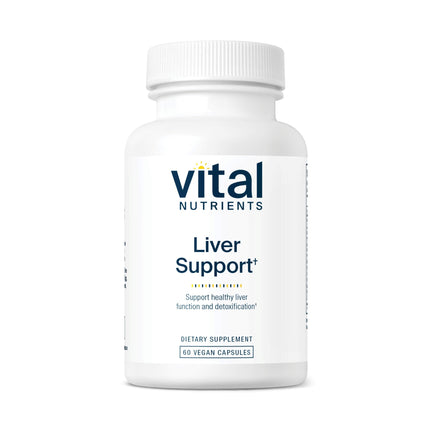 Vital Nutrients Liver Support with Milk Thistle & Curcumin | Vegan, Gluten-Free | 60 Capsules