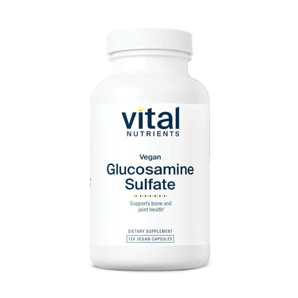 Vital Nutrients Vegan Glucosamine Sulfate 750mg – Joint Support, Cartilage & Mobility | Gluten-Free, Non-GMO | 60 Capsules