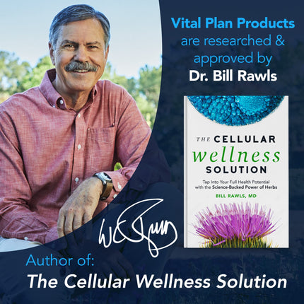 Vital Plan Immune Support Supplements by Dr. Bill Rawls – Immune Boost Bundle w/Japanese Knotweed, Cat’s Claw, Chinese Skullcap & Reishi Mushroom