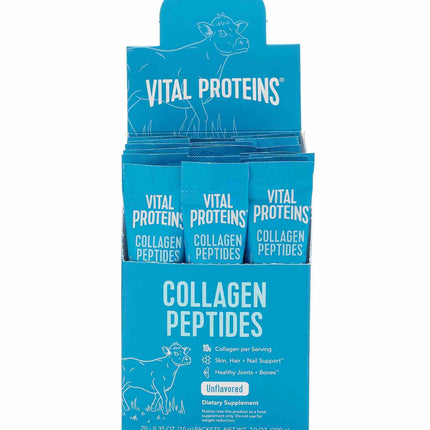 Vital Proteins Collagen Peptides 20 Ct Box, 0.35 Oz – Grass-Fed Collagen for Hair, Skin, Nails