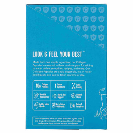 Vital Proteins Collagen Peptides 20 Ct Box, 0.35 Oz – Grass-Fed Collagen for Hair, Skin, Nails