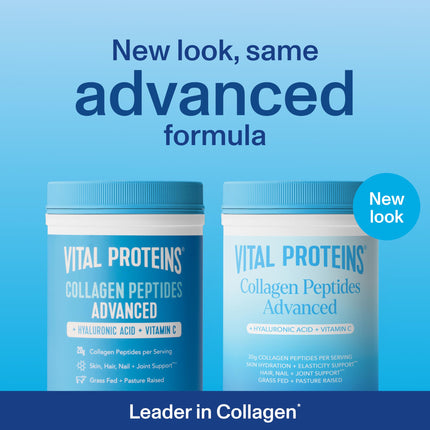 Vital Proteins Collagen Peptides Powder – Unflavored 9.33oz Bundle (2 Pack) | Hair, Skin, Nails & Joints