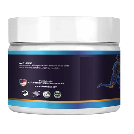 VITAMISAN Premium Organic Glucosamine & Chondroitin Cream (Pack of 2) – MSM, Arnica & Collagen